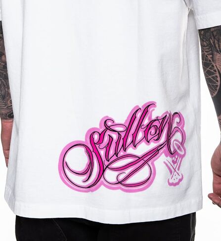 Sullen Men's Secrete Angel Artist Series Tattoo Lifestyle Graphic 1 Ton Premium Cotton Short Sleeve Tee in Saudi Arabia