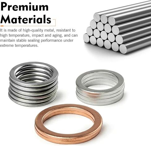 12 قطعة حشية نقل تفاضلية، حشوات غسالات سحق سدادة التصريف، متوافقة مع Toyota Lexus 4Runner Land Cruiser Tundra Tacoma FJ Cruiser RAV4، 1215710010 9043024003 90430A0003 in Kuwait