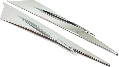 Car Accessories Fit for Honda Civic 11th Gen 2022 2023 2024 ABS Exterior Front Headlamps Fog Light Cover Trim （Glossy Black） 2PCS Set in Kuwait