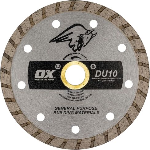 OX OX-DU10-4 Standard General Purpose Turbo 4-Inch Diamond Blade in Kuwait