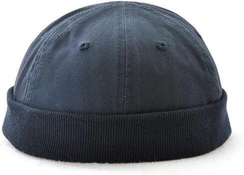 Homyl Unisex Men Womens Brimless Ball Skull Caps, Mechanic Painter Fisherman Hat , Deep Blue, as described in Kuwait