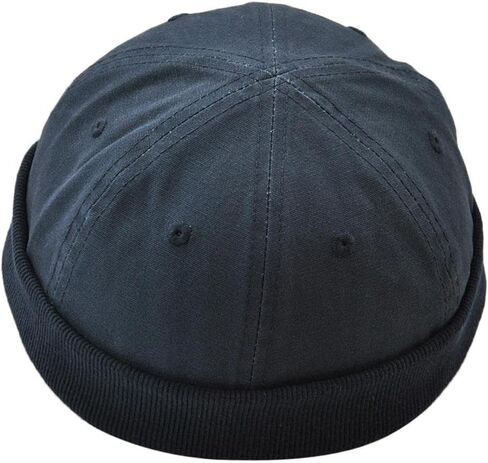 Homyl Unisex Men Womens Brimless Ball Skull Caps, Mechanic Painter Fisherman Hat , Deep Blue, as described in Kuwait