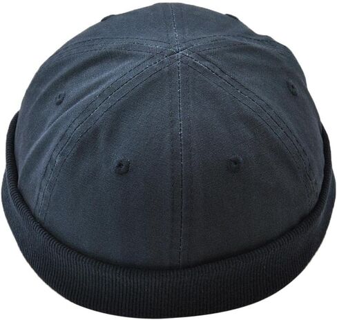 Homyl Unisex Men Womens Brimless Ball Skull Caps, Mechanic Painter Fisherman Hat , Deep Blue, as described in Kuwait