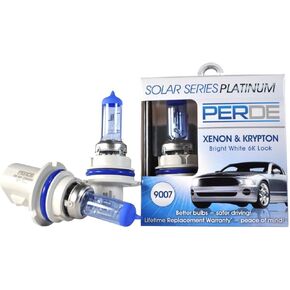 PERDE Replacement for Solar Series Platinum 9007 Xenon-Enhanced Halogen Bulbs Left Right Pair in Kuwait
