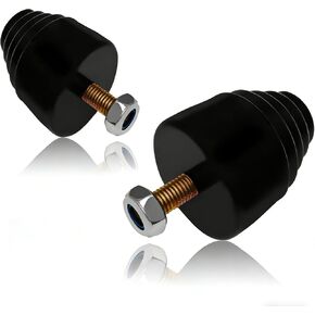 2-Pack Suspension Bump Stop Kit, Rubber Bump Stopper with Stud and Nut, Universal Shock Absorber Bump Stop Replacement for Cars Trucks SUVs, Improves Ride & Protects Suspension in Kuwait