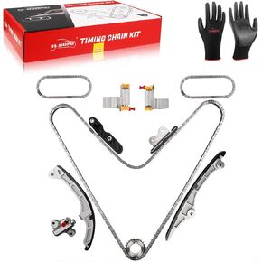 Timing Chain Kit Compatible with Ford Edge 3.5L 2007-2010 - Fits Lincoln MKZ & Mazda CX-9 - Primary/Secondary Chains with Tensioners & Guides(AMP-S0216-D) in Kuwait