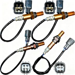 4 Pcs Oxygen Sensors (2 Upstream + 2 Downstream) Compatible with Toyota 4Runner/Tacoma/Tundra/FJ Cruiser/GX470/LX470 2005-2014 - Exact Fit 8946730010/234-9051 & 8946520430/234-4622/8946504280 in Kuwait