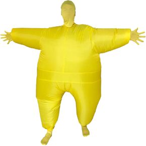 زي بلون موحد، قابل للنفخ، كامل الجسم، مقاس البالغين، متضمن منفاخ in Kuwait