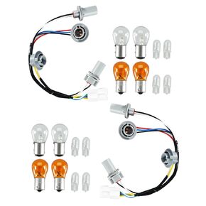 Tail Lamp Holder and Wiring Fit for Sonata Sedan 4 Door 2.0L 2.4L 2011 2012 2013 2014 Replace 92450-3Q000 924503Q000 92450 3Q000, 2 Pack Tail Light Harness Socket with 16 Bulbs in Kuwait