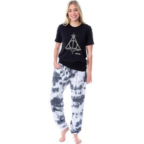 مجموعة بيجامة هاري بوتر ديثلي هالوز ويزاردينج وورلد سليب جوجر بيجامة in Kuwait