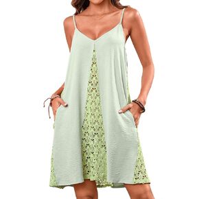 ملابس سباحة نسائية للشاطئ من Totatuit فساتين كروشيه ثوب سباحة بدون أكمام فستان سباغيتي أشرطة ملابس سباحة تغطية in Kuwait