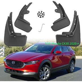 Mud Flaps Kit for 2020 2021 2022 Mazda CX30 CX-30 Accessories Mud Splash Guard Mud Flap Front and Rear 4pcs in Kuwait