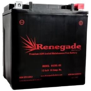 بطارية دراجة نارية. RG30L-BS 500+ CCA؛ يناسب Harley (2012) Tri Glide Ultra Classic؛ الجزء رقم 66010-97A، 66010-97B، 66010-97C، BTX30L، B30L-B، CB30L-B in Kuwait