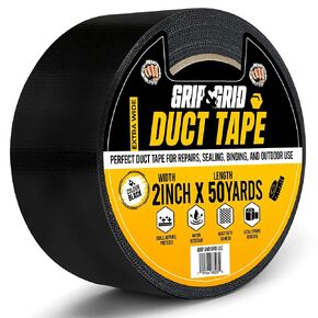 Heavy Duty Strong Duct Tape 2 Inch x 50 Yards (150 ft), No Residue, Professional Grade for Repairs Weather-Resistant Black in Saudi Arabia