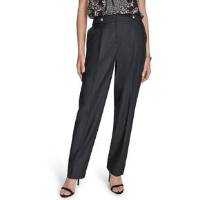 BCBG Women's High Rise Straight Leg Ankle Pant in Kuwait
