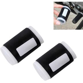 2 PCS Motorcycle Shifter Shoe Protector, Silicone Shrinkable Quick Install Gear Shift Cover, Universal Boots Protector Pad for Men Women (Black) in Kuwait