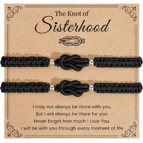 VU100 هدايا أخت صديق للنساء هدايا عيد ميلاد لأساور صداقتها لأساورتين متطابقتين للنساء عيد الميلاد هدايا عيد الميلاد لأفضل صديق أخت Bestie in Kuwait