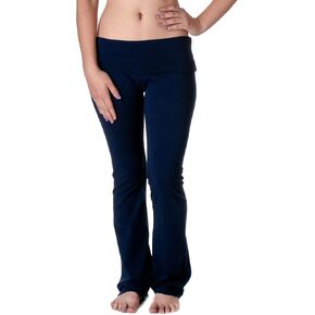 بنطال اليوغا النسائي التخسيس القابل للطي Bootleg Flare in Kuwait