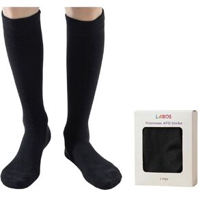 Lairos AFO Socks for Kids – 90% Soft Cotton, Stretchy Knee High Socks for Braces, Cool Designs & Solid Colors (Ages 6-12) in Saudi Arabia