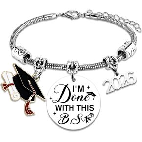 Class Of 2026 Graduation Gifts for Her Him Graduation Bracelet Senior 2026 Grad Gifts for College High School Masters Degree Graduate Present for University Phd Student in Kuwait