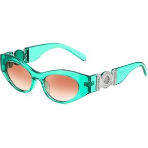 FEISEDY Women Sunglasses, Small Cat Eye Frame 90’s Vintage Men Glasses, Y2k Narrow Thick Style Shades B9168 in Saudi Arabia