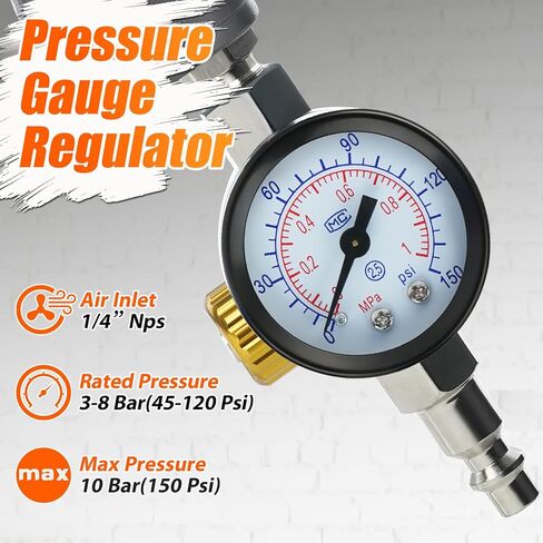 مسدس رش طلاء سفلي مع كوب تغذية بالشفط، وعصا مرنة بزاوية 360 درجة، وغطاء شاشة مرشح، ومنظم ضغط الهواء - بخاخ طلاء مطاطي لبطانة سرير الشاحنة، ومقاومة الصدأ، وحماية الهيكل in Kuwait