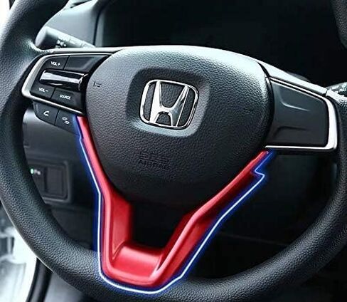 ملصق شعار مطبوع لغطاء عجلة القيادة الداخلي لسيارة Honda Accord الجيل العاشر 2018-2022 (أحمر) in Kuwait
