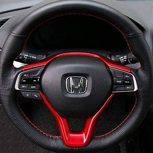 ملصق شعار مطبوع لغطاء عجلة القيادة الداخلي لسيارة Honda Accord الجيل العاشر 2018-2022 (أحمر) in Kuwait