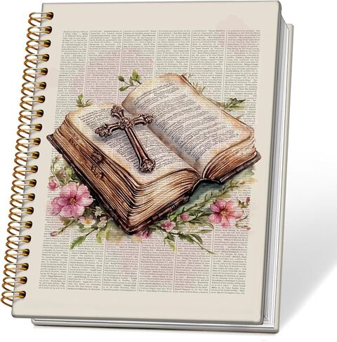 Blue Ocean Christian Spiral Notebook Journal, Isaiah 43:2 Bible Verse Journal for Women, Christian Gifts for Women, Religious Scripture Notebook, 5.5x8.3 Inch in Saudi Arabia