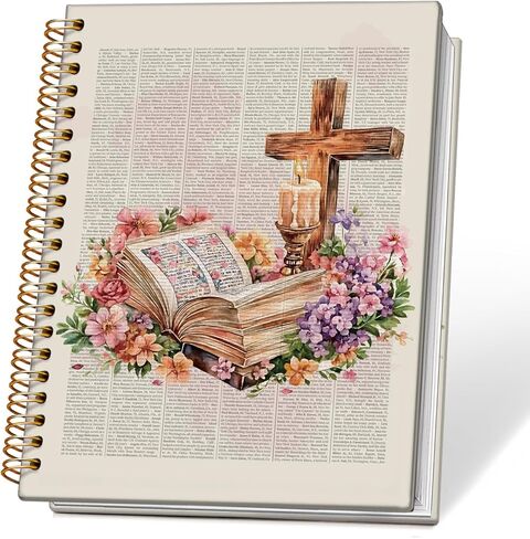 Blue Ocean Christian Spiral Notebook Journal, Isaiah 43:2 Bible Verse Journal for Women, Christian Gifts for Women, Religious Scripture Notebook, 5.5x8.3 Inch in Saudi Arabia