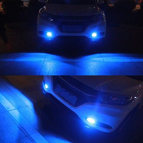 KaiDengZhe السوبر مشرق الأزرق H3 LED مصابيح الضباب H3 عالية الطاقة 30-4014SMD لمبات السيارات الضباب مصباح استبدال تيار مستمر 12 فولت 2 قطعة in Kuwait