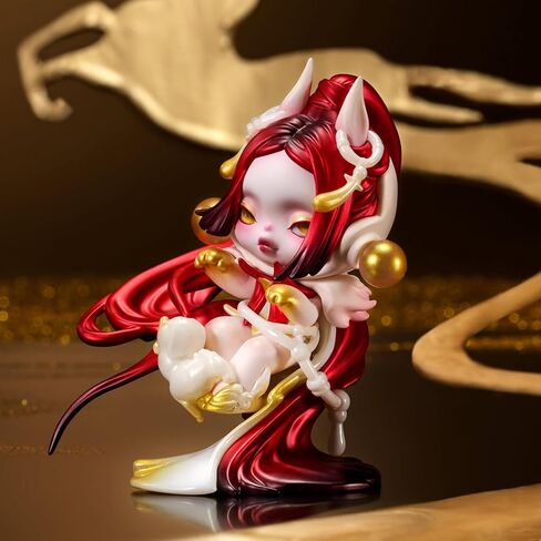 POP MART SKULLPANDA Celestial Horse Figure, 3.94 inches Height, Toys for Modern Home Decor, Collectible Toy Set for Desk Accessories in Saudi Arabia