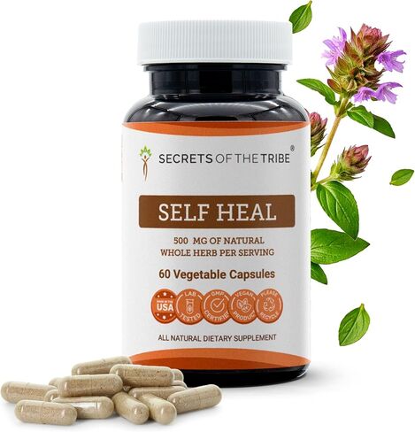 Secrets of the Tribe Self Heal 120 Capsules, 800 mg, Self Heal (Heal All, Prunella vulgaris) Dried Herb (120 Capsules) in Saudi Arabia