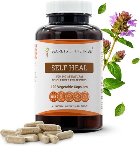 Secrets of the Tribe Self Heal 120 Capsules, 800 mg, Self Heal (Heal All, Prunella vulgaris) Dried Herb (120 Capsules) in Saudi Arabia