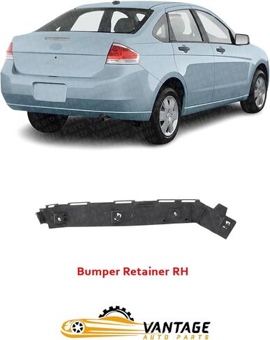 Rear Bumper Retainer Passenger Side Compatible with Ford Focus 2008-2011 | DIRECT REPLACEMENT | 8S4Z17D948A | FO1143120 in Kuwait