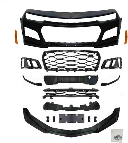 ZL1 Style Front Bumper Kit for 2019-2023 Chevy Camaro SS - Fits SS Models ONLY, ZL1 Style Conversion Kit with Grille and Lip in Saudi Arabia