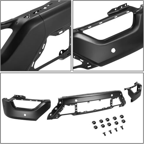 Front Bumper Cover For Ford F-150 2021-2023, Black, w/Sensor Holes in Saudi Arabia