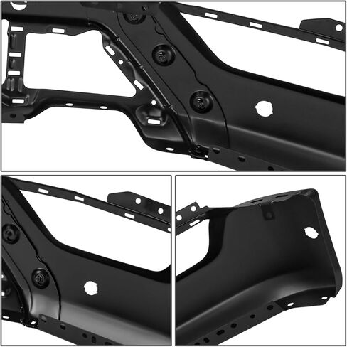 Front Bumper Cover For Ford F-150 2021-2023, Black, w/Sensor Holes in Saudi Arabia