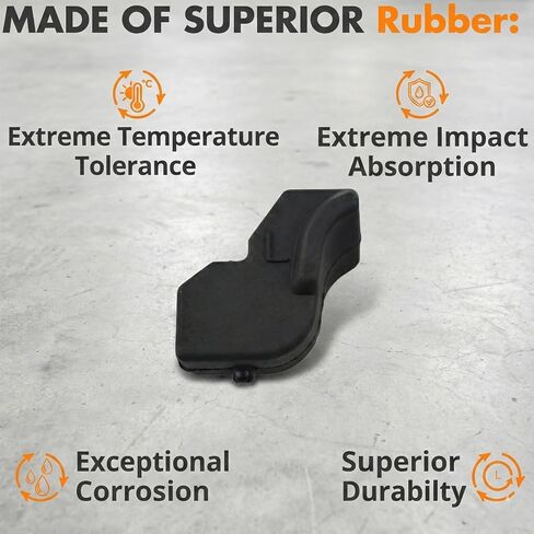 Tailgate Upper Rubber Bushing Bumper, Left & Right Tailgate Bumper Stopper Rubber Bushing FL3Z99439A00A Compatible with F150,Tailgate Stopper Limiter Cushions with 4 Metal Bolts in Kuwait