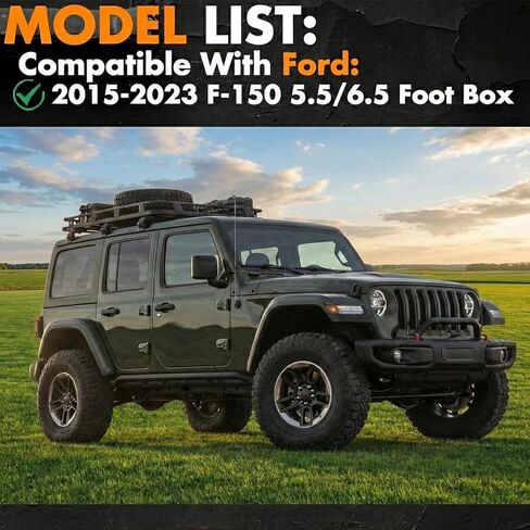 Tailgate Upper Rubber Bushing Bumper, Left & Right Tailgate Bumper Stopper Rubber Bushing FL3Z99439A00A Compatible with F150,Tailgate Stopper Limiter Cushions with 4 Metal Bolts in Kuwait