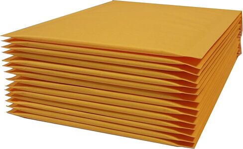Yens #2 8.5 x 12 Economic Grade Kraft Bubble Padded Envelopes Mailers 200KF#2E, 200 Piece in Kuwait