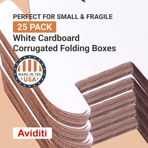 AVIDITI White Shipping Boxes 12"L x 10"W x 10"H (25 Pack) Small to Medium Mailing Box for Small Business Packaging, Mailers, Gifts & Storage in Saudi Arabia