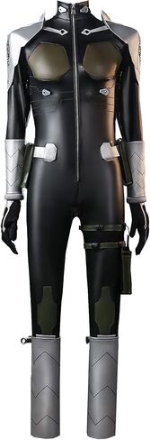 Cosplay.fm Men's Anime Cosplay Costume Monster Sweeper Jumpsuit Battle Uniform with Shoulder Armor Accessories in Saudi Arabia