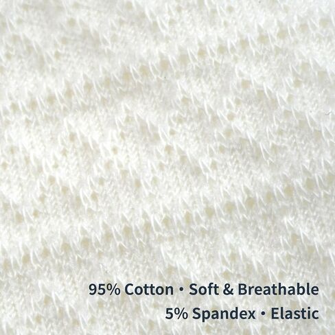 Basic Women's Cotton Summer Socks, Breathable Crew Socks for Women, White Socks in Kuwait