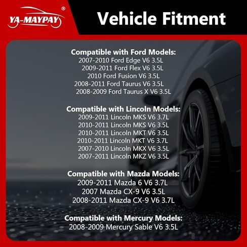 Timing Chain Kit Compatible with Ford Edge 3.5L 2007-2010 - Fits Lincoln MKZ & Mazda CX-9 - Primary/Secondary Chains with Tensioners & Guides(AMP-S0216-D) in Kuwait