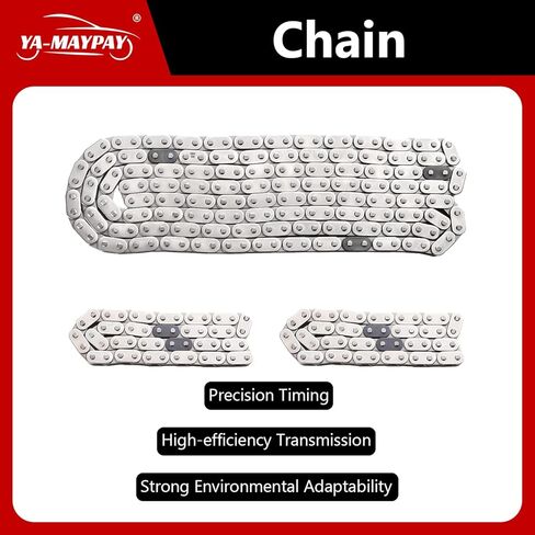 Timing Chain Kit Compatible with Ford Edge 3.5L 2007-2010 - Fits Lincoln MKZ & Mazda CX-9 - Primary/Secondary Chains with Tensioners & Guides(AMP-S0216-D) in Kuwait