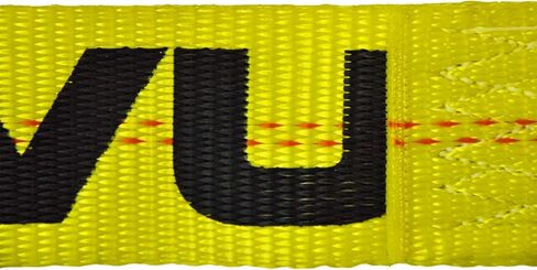 VULCAN Winch Strap with Wire Hook - 2 Inch x 27 Foot - 4 Pack - Classic Yellow - 3,300 Pound Safe Working Load in Saudi Arabia