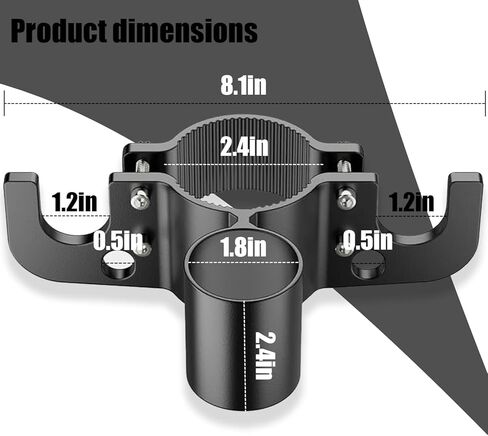 منظم وصلة المقطورة عالي التحمل، حامل سلسلة من الألومنيوم مع واقي قابس 7 اتجاهات، يناسب مقابس اللسان 2 بوصة و2-1/4 بوصة لملحقات سحب شاحنة التخييم RV in Kuwait