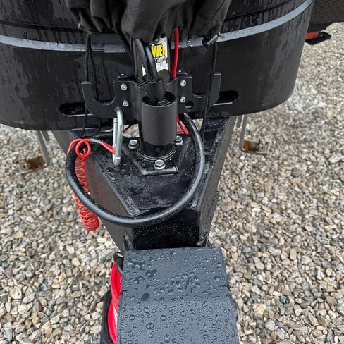 منظم وصلة المقطورة عالي التحمل، حامل سلسلة من الألومنيوم مع واقي قابس 7 اتجاهات، يناسب مقابس اللسان 2 بوصة و2-1/4 بوصة لملحقات سحب شاحنة التخييم RV in Kuwait