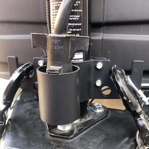 منظم وصلة المقطورة عالي التحمل، حامل سلسلة من الألومنيوم مع واقي قابس 7 اتجاهات، يناسب مقابس اللسان 2 بوصة و2-1/4 بوصة لملحقات سحب شاحنة التخييم RV in Kuwait